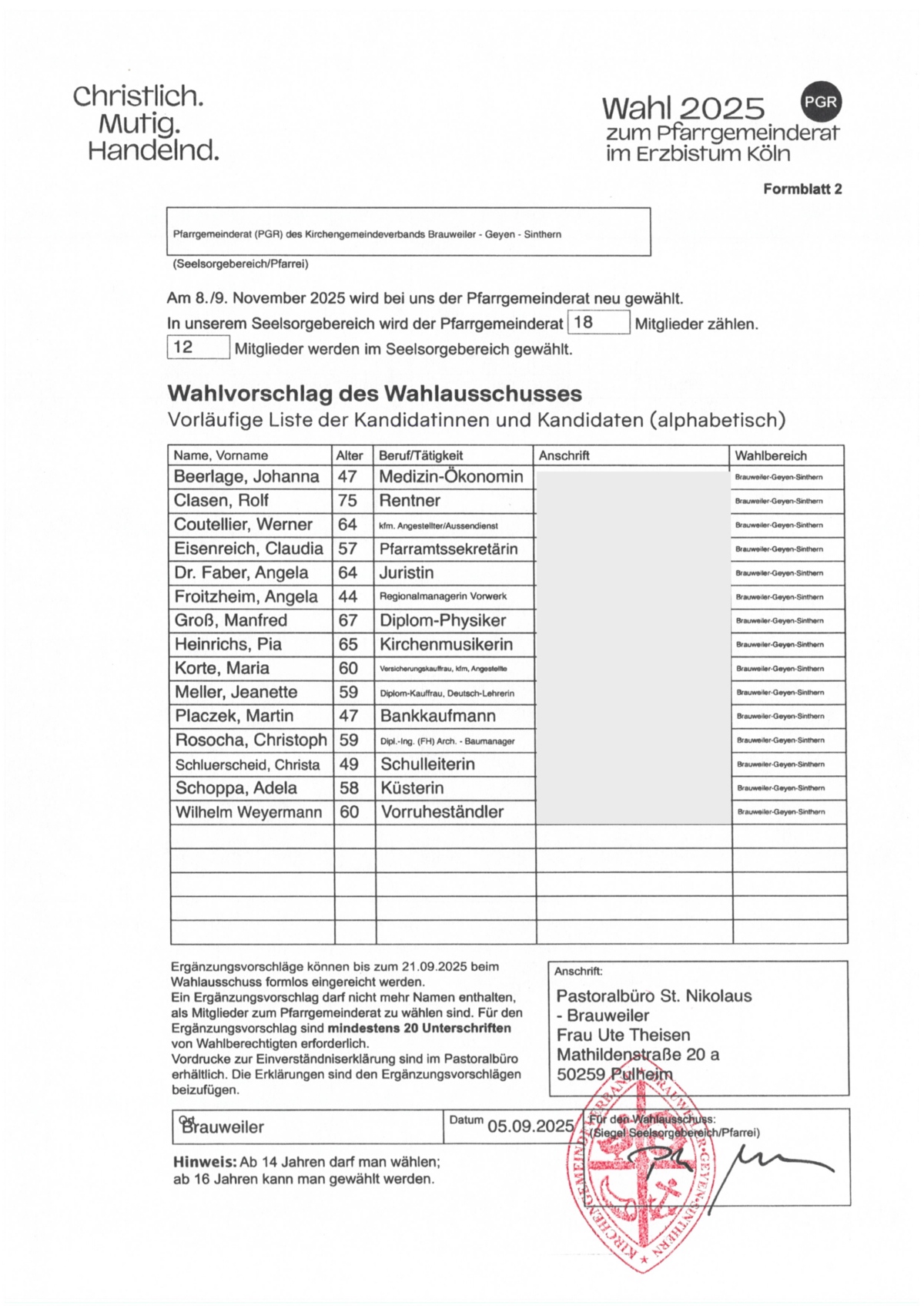 PGR-Wahlliste 25_