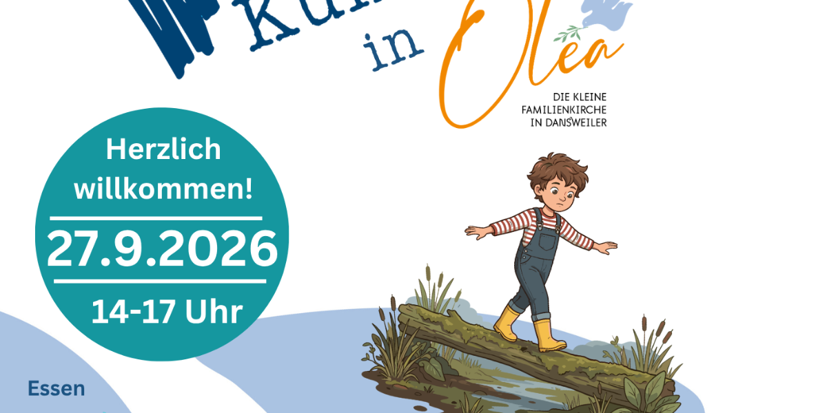 Plakat Kirche Kunterbunt 27.9.26 - Mutig