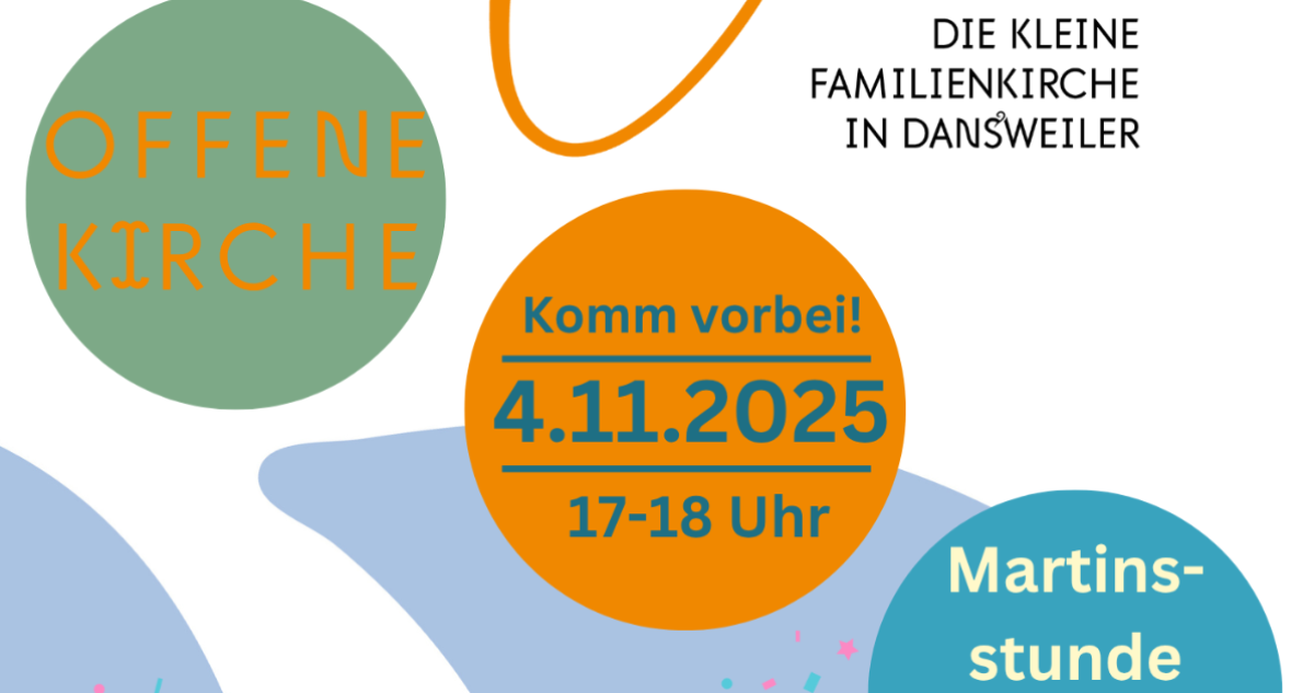 Plakat Offene Kirche am 4.11.2025